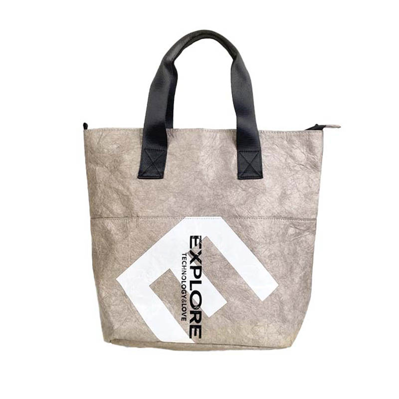 Tyvek Tote Bag com zíper